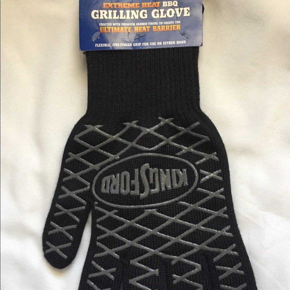 Kingsford brand grilling glove.